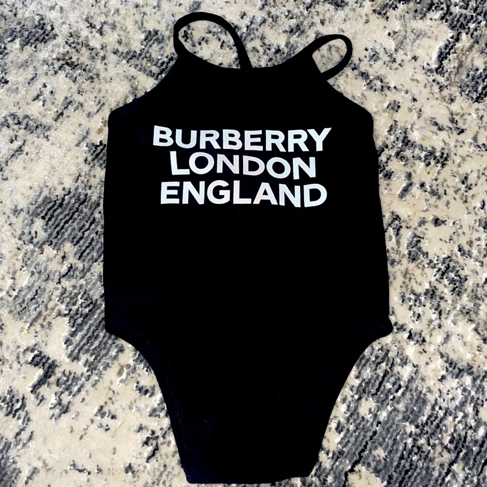 18-24 months Burberry Baby Girl Logo One-Piece